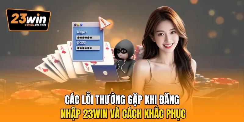 Đăng Nhập 23Win – Hướng Dẫn Chi Tiết, Lưu Ý Cho Người Mới 3 Các lỗi thường gặp khi Đăng nhập 23Win và cách khắc phục